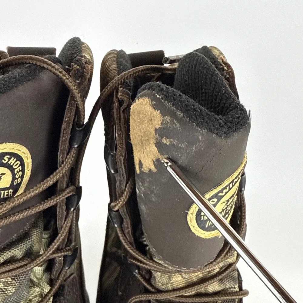 Irish Setter Gunflint II 2813 Mens Hunting Boots 1000g Insulated 10 EE Camo READ